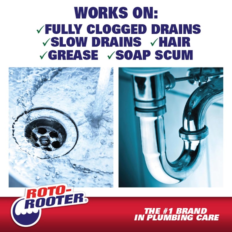 ROTO-ROOTER 351403 Gel Clog Remover Drain Cleaner, 32 oz - Image 5